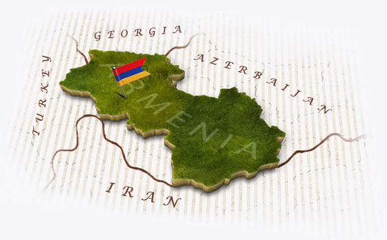 نقشه ارمنستان - armenia map